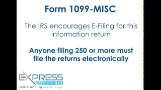 IRS Form 1099MISC [upl. by Ahslek]