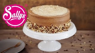 HaselnussLatteMacchiatoTorte mit Nutellacreme  Sallys Welt [upl. by Hasheem]