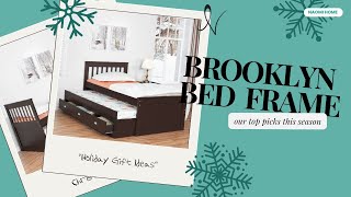 Efficient Storage Solutions for Tiny Rooms A Pinterest Makeover Naomi Home  Brooklyn Captains Bed [upl. by Donadee374]