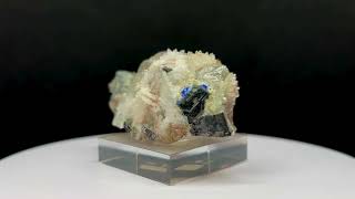 LINARITE FLUORITE 1N007 [upl. by Iddo698]