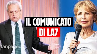 La7 sullo scontro tra Mentana e Gruber “Si mantenga il rispetto reciproco e verso l’azienda” [upl. by Caryl]