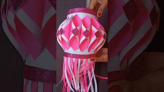 DIY Akash kandil with paper Diwali decoration idea akashkandil diwali diy lamp [upl. by Moser]