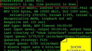 2 Determining Router Interface Status [upl. by Irisa]