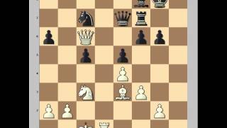 Chess Tactics Creeping move Spassky vs Korchnoi [upl. by Eletnahc]