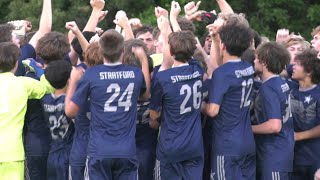 HIGHLIGHTS Stratford Wins GIAA AAAA Boys Soccer State Championship [upl. by Airretal87]