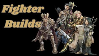 Some Fighter Builds Pathfinder 2e Level 1 [upl. by Schweitzer]