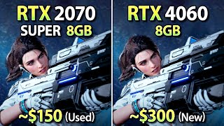 RTX 2070 Super vs RTX 4060  Test in 2024 💥🎮 [upl. by Naltiak]