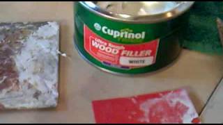 how to use 2 part wood filler [upl. by Bellanca]