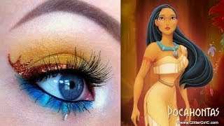 Disneys Pocahontas Makeup Tutorial [upl. by Baudoin198]