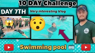 AJ Bhot Tuff practice ke😱  Swimming pool practice 🏊Day 7th  swimming Master ideas 💡 [upl. by Amalea]