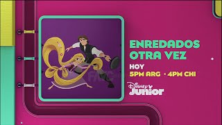 La Hora Sorpresa  Promo quotEnredados Otra Vez La Seriequot Disney Junior LA  Agosto 2023 [upl. by Marve]