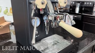 UNBOXING Lelit Mara X Heat Exchanger Espresso Machine  2024 [upl. by Attenauq]