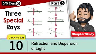 Chapter 10  Refraction and Dispersion of Light  Class 8 DAV Science  Chapter Study  Part 3🔥🔥 [upl. by Viola]