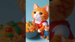 Si oyen bawa nasi goyengvideoshort cat animasikucing funny [upl. by Docilla]