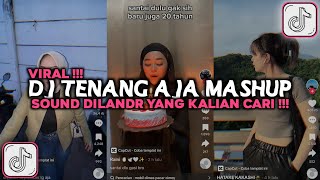 DJ TENANG AJA MASHUP SOUND DILANDR VIRAL TIKTOK 2024 [upl. by Ami139]