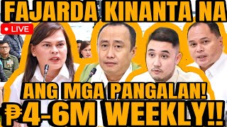 FAJARDA IBINULGAR ANG MGA PANGALAN VP SARA DUTERTE PUMALAG SA CONFI FUNDS [upl. by Merkley]