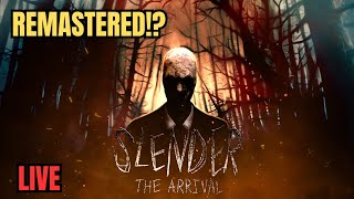 Slender The Arrival Remastered Live Playthrough  Halloween Stream [upl. by Ovid]