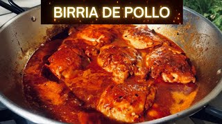 Birria de pollo Receta Fácil y Deliciosa [upl. by Ewnihc]