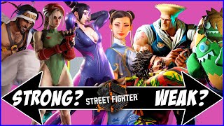 TIER LIST  Ranking the top 10 characters in Street Fighter 6 is HARD [upl. by Eesyak]