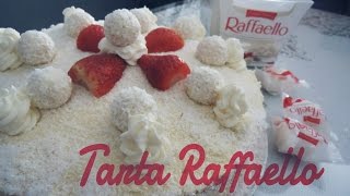 Tarta Raffaello  Tarta de coco y fresas  Sweet Stephy [upl. by Ellevel]