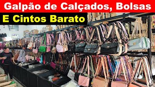 GALPÃO DE BOLSAS CALÇADOS BAGS E CINTOS MUITO BARATO EM SANTA CRUZ DO CAPIBARIBE [upl. by Dnyletak]