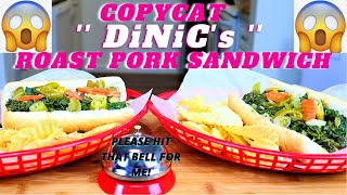 COPYCAT DiNiCs PORK SANDWICH HOWTO DiNiCs ROAST PORK SANDWICH PHILLY RECIPE YOUTUBE VIDEO RECIPE [upl. by Queen]