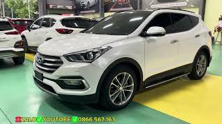 Santafe 2018 bản full máy dầu cực đẹp máy số nội thất nguyên bản [upl. by Adai9]