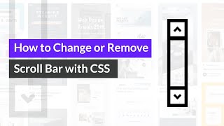 CSS How to Hide or Change Scroll Bar EASY [upl. by Blase]