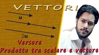 Vettori parte 2  prodotto tra scalare e vettore  definizione di versore [upl. by Silisav383]