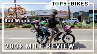 Rad Power Bikes RadWagon 4 Full Review after 200 Miles including component swaps [upl. by Harday]