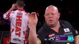 Darts 2024 Players Championship Finals Round 1  Heta v King Highlights [upl. by Mcgee]