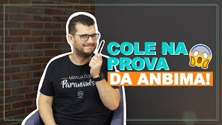 APRENDA A COLAR NA PROVA DA ANBIMA [upl. by Markman]