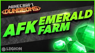 AFK Emerald Farm  Minecraft Dungeons  Thousands of Emeralds Overnight [upl. by Antonetta]