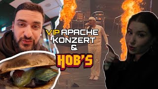 VIP APACHE KONZERT amp HOBs Burger I Food Spot I Hamburg [upl. by Annaej]