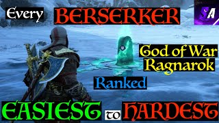 All Berserkers in God of War Ragnarok Ranked Easiest to Hardest [upl. by Aidam766]