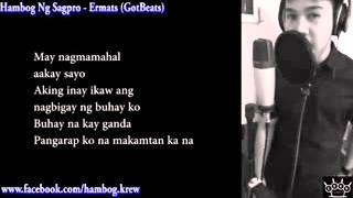 Ermats Hambog Ng Sagpro krew Live verse with lyrics [upl. by Prospero]