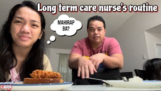 LONG TERM CARE NURSES ROUTINE  FILIPINO NURSE IN USA 🇵🇭🇺🇸 USRN [upl. by Nnylyaj326]