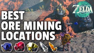 Best RARE ORE Mining Locations  The Legend of Zelda Tears of the Kingdom [upl. by Freida]