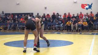 157 lbs  Alex Dieringer OSU vs Mitchell Polkowske UNC [upl. by Ahsetal]