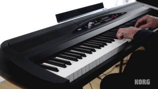 Korg SP280 Digital Piano  Acoustic and Electric Piano Performance [upl. by Chemar541]