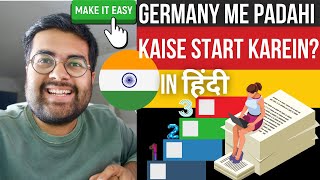 Step by Step Guide Masters in Germany 🇩🇪Hindi [upl. by Armilda]