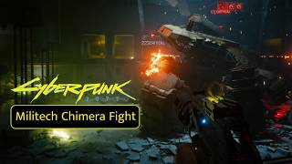 Militech Chimera Chase in Cyberpunk 2077 Phantom Liberty 1440p [upl. by Mellar]