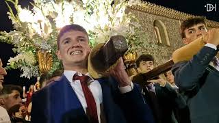 Procesión de la bajada de la Virgen de la Corona en Almudévar [upl. by Gridley]