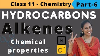 Chemical properties of alkenes  Hydrocarbons class 11 chemistry  NEET JEE  CBSE [upl. by Norraa]