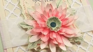 Spellbinders Gerber Daisy with Darsie Bruno [upl. by Mal904]