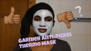 Initial Review on GARNIERS AntiPickel Thermo Maske  CLIPS from my trip to Austria [upl. by Eserahc310]