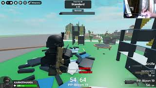 Another practice round Weaponry  Roblox [upl. by Yeslehc]