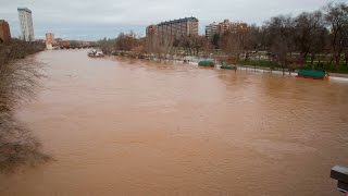 Crecida Rio Pisuerga Valladolid [upl. by Itsa]