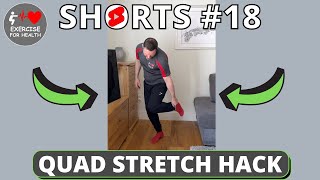 Quad stretch with poor knee mobility shorts [upl. by Foley]