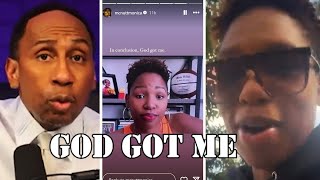 Monica McNutt Gets Last Laugh to Stephen A Smith W Slick Response amp ESPN Extension [upl. by Ahsika]